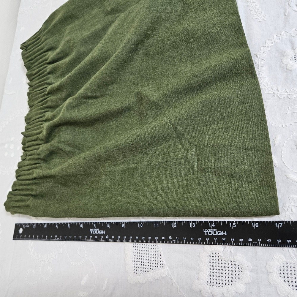 J.Crew NWT Womens Wool Mini Skirt Green Preppy Academia Minimalist Relaxed S 4 - Picture 8 of 9
